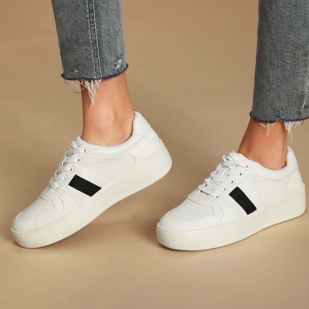 Steve Madden White Sneakers
